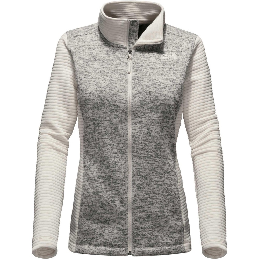 The North Face Indi Full Zip Fleece Jacket in Gray